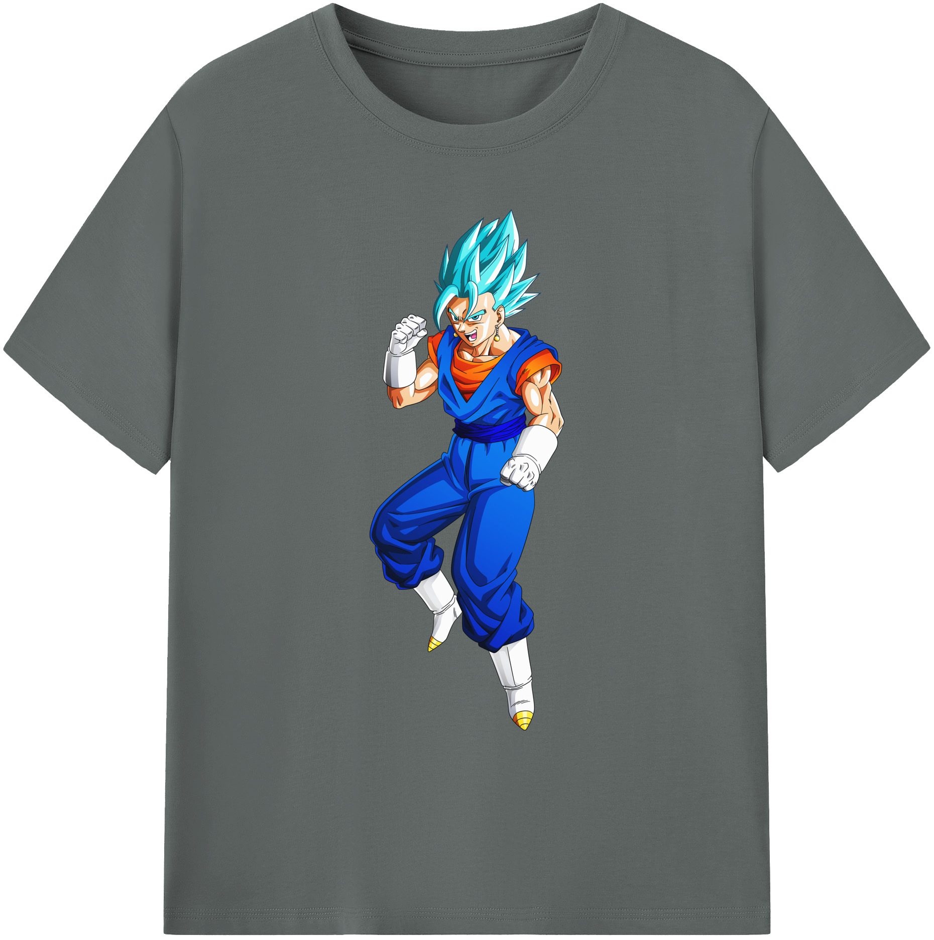 （画像用） ドラゴンボール ベジット DRAGON BALL Vegetto 綿100％ メンズ半袖Tシャツ｜肌触りやわらか＆通気性